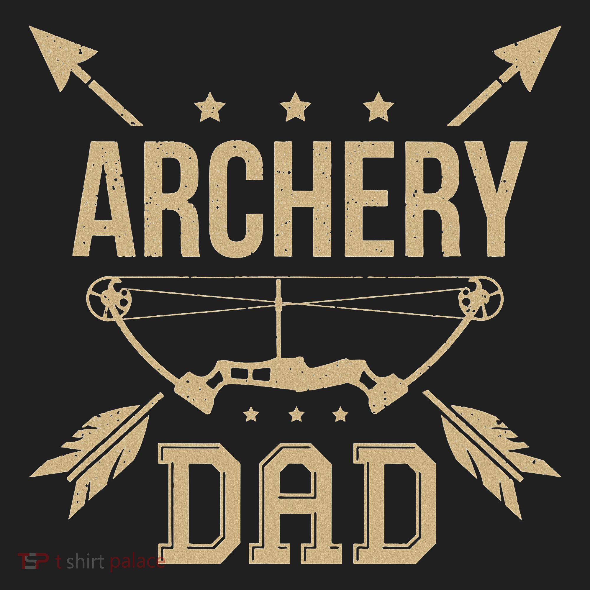 Archery Dad Bow Arrow Hunting Gift Shooting Race Golf Towel