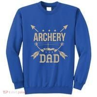 Archery Dad Bow Arrow Hunting Gift Shooting Race Sweatshirt thumb 0