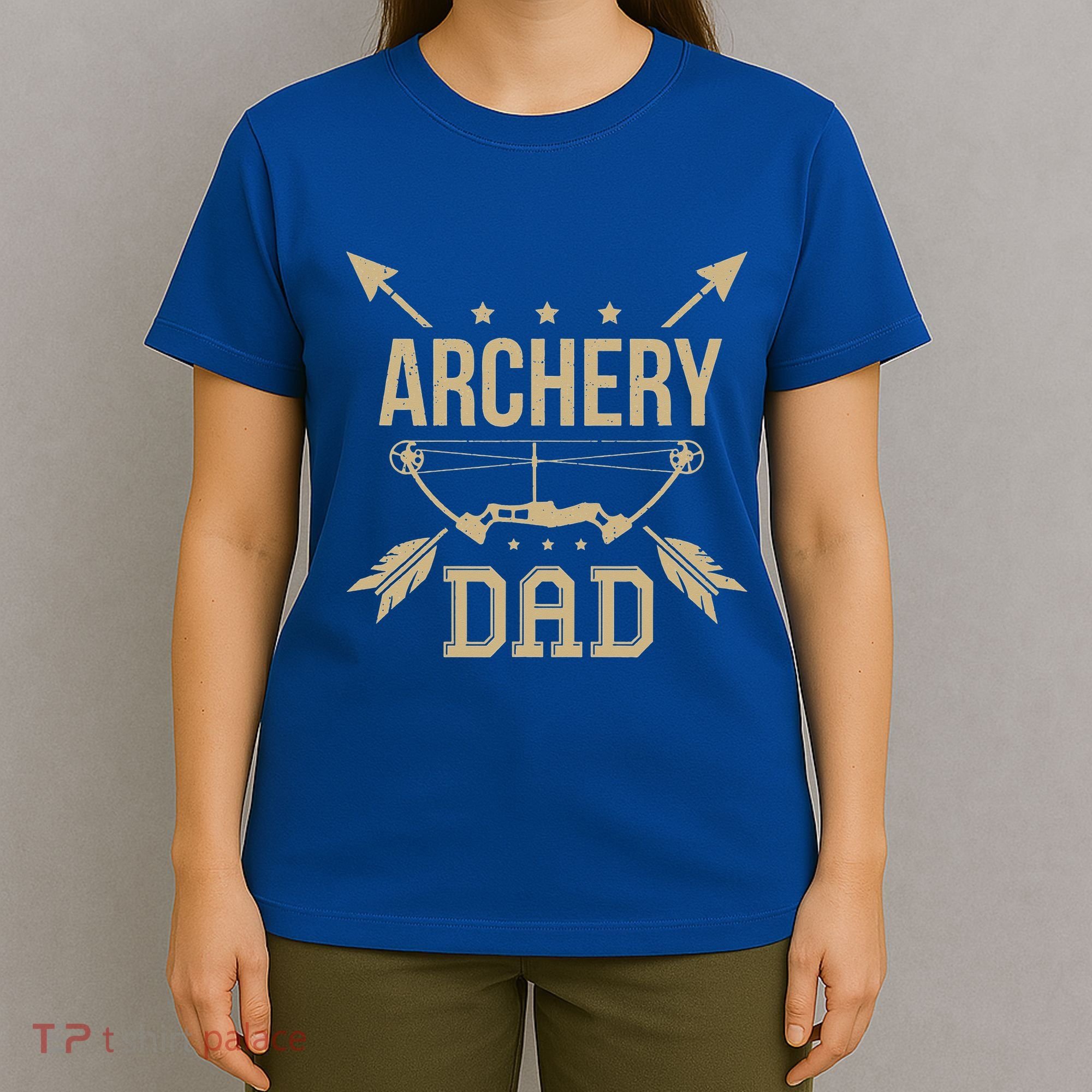 Archery Dad Bow Arrow Hunting Gift Shooting Race T-Shirt
