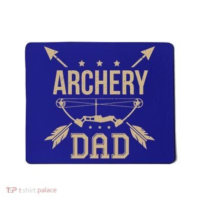 Archery Dad Bow Arrow Hunting Gift Shooting Race Mousepad