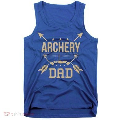 Archery Dad Bow Arrow Hunting Gift Shooting Race Tank Top