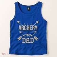 Archery Dad Bow Arrow Hunting Gift Shooting Race Tank Top thumb 2