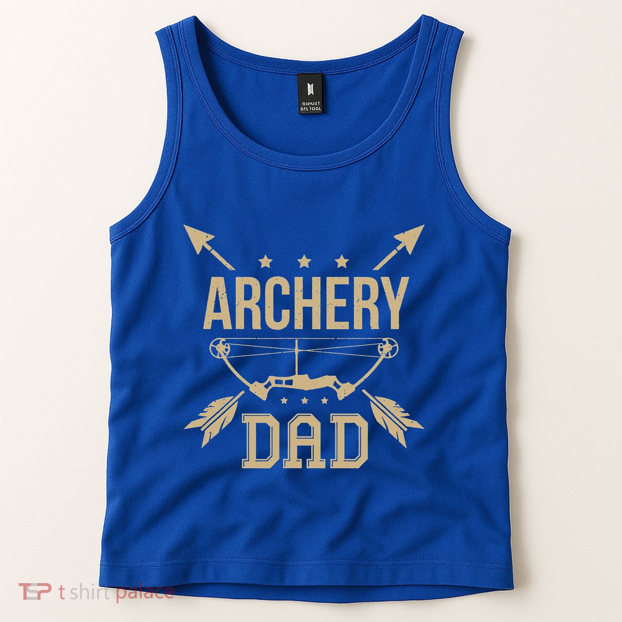 Archery Dad Bow Arrow Hunting Gift Shooting Race Tank Top