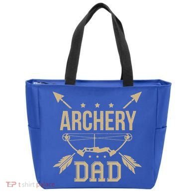 Archery Dad Bow Arrow Hunting Gift Shooting Race Tote Bag