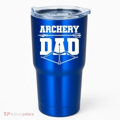 Archery Dad Bow And Arrow Father's Day Archer Great Gift Tumbler