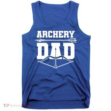 Archery Dad Bow And Arrow Father's Day Archer Great Gift Tank Top