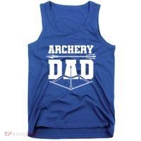 Archery Dad Bow And Arrow Father's Day Archer Great Gift Tank Top thumb 0
