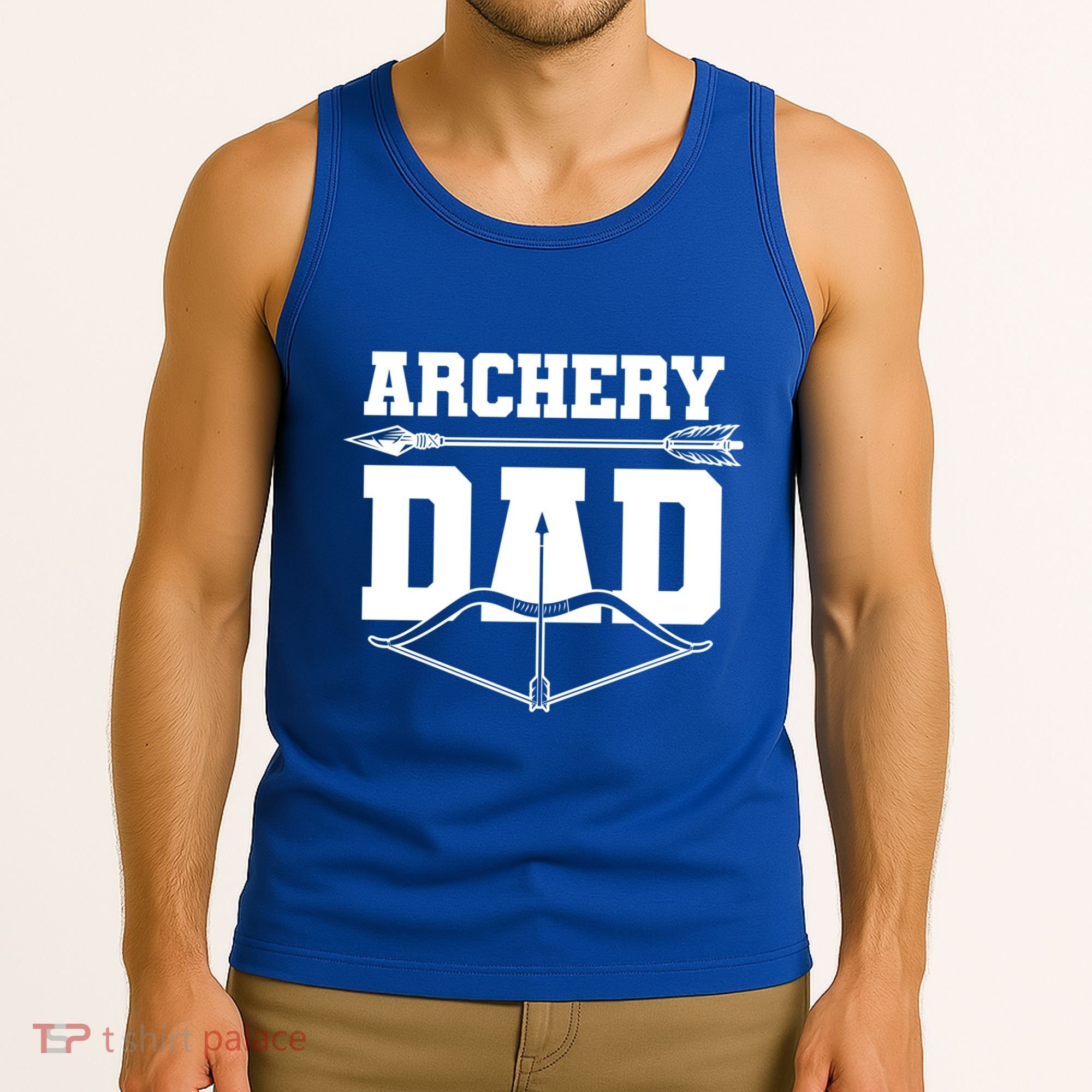 Archery Dad Bow And Arrow Father's Day Archer Great Gift Tank Top