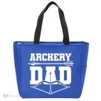 Archery Dad Bow And Arrow Father's Day Archer Great Gift Tote Bag thumb 0