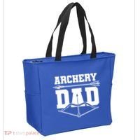 Archery Dad Bow And Arrow Father's Day Archer Great Gift Tote Bag thumb 2