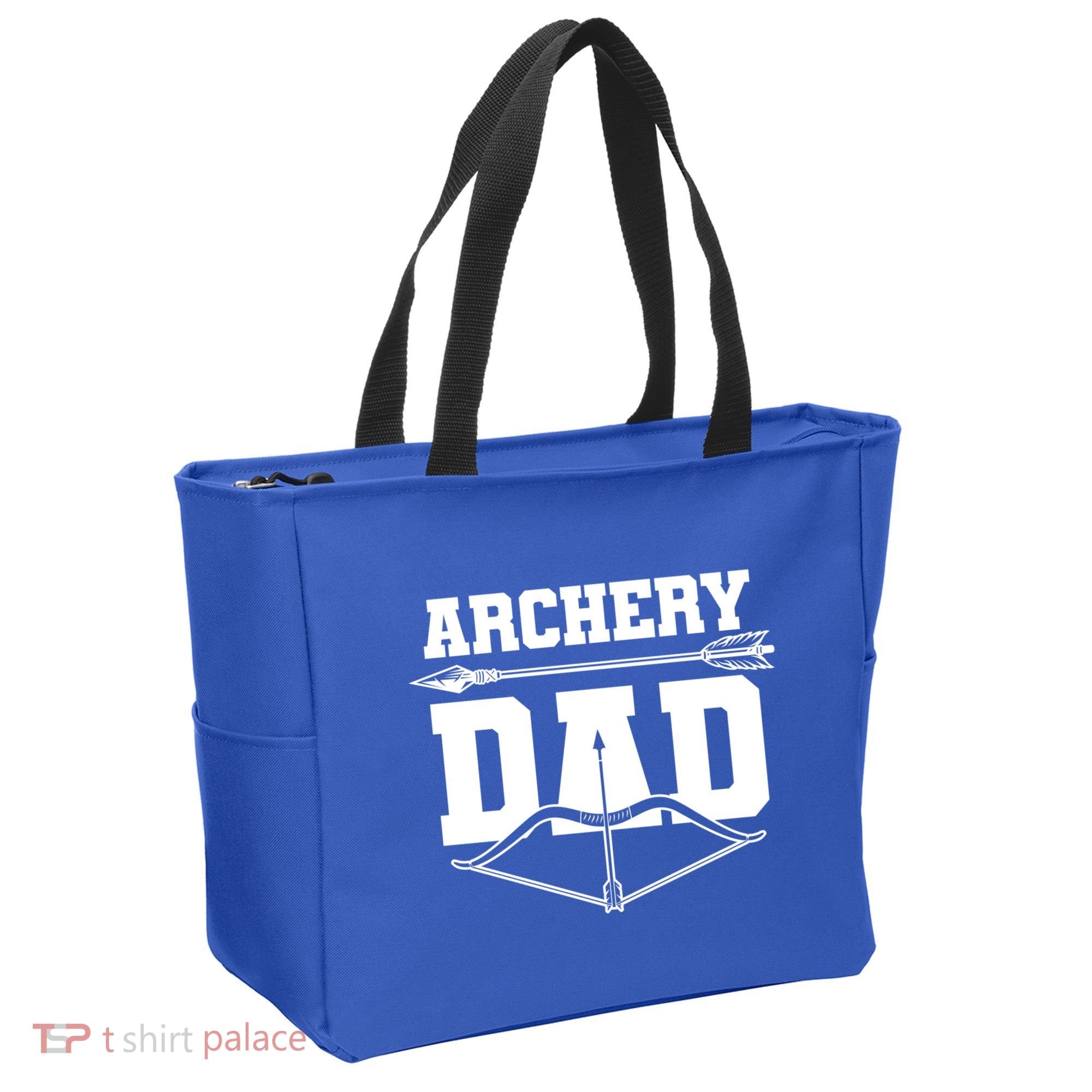 Archery Dad Bow And Arrow Father's Day Archer Great Gift Tote Bag