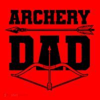 Archery Dad Bow And Arrow Father's Day Archer Great Gift Santa Hat thumb 1