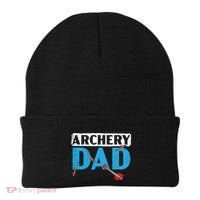 Archery Dad Bow Arrow Shooting Sport Archer Fathers Day Gift Beanie thumb 0