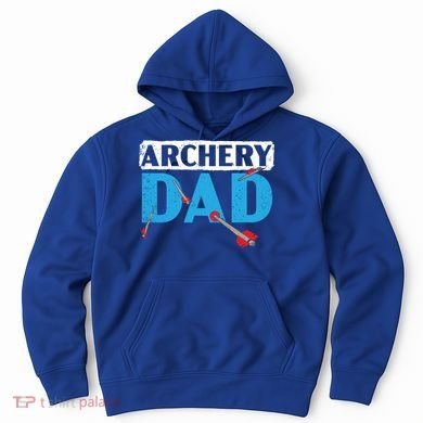Archery Dad Bow Arrow Shooting Sport Archer Fathers Day Gift Hoodie
