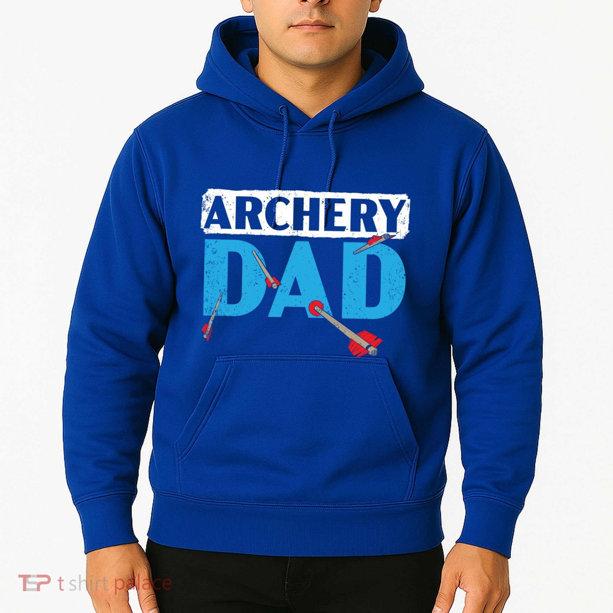 Archery Dad Bow Arrow Shooting Sport Archer Fathers Day Gift Hoodie