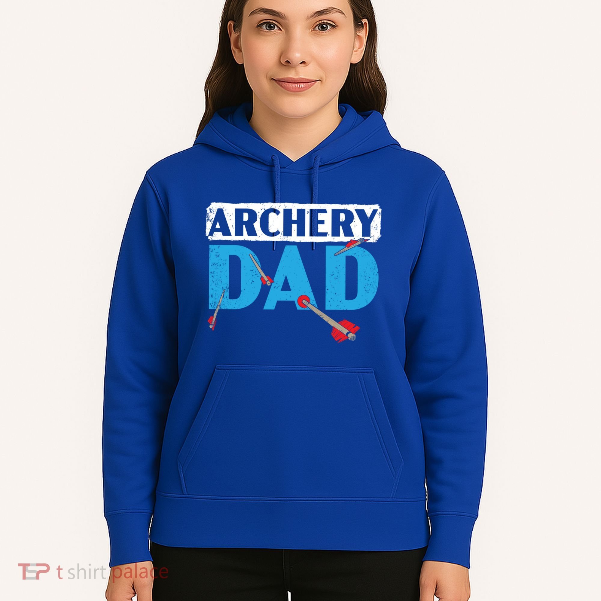 Archery Dad Bow Arrow Shooting Sport Archer Fathers Day Gift Hoodie