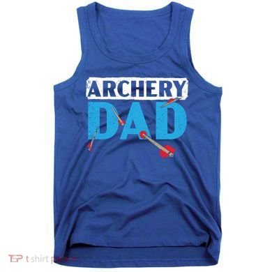 Archery Dad Bow Arrow Shooting Sport Archer Fathers Day Gift Tank Top