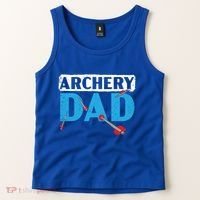 Archery Dad Bow Arrow Shooting Sport Archer Fathers Day Gift Tank Top thumb 2