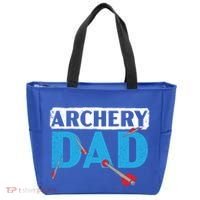Archery Dad Bow Arrow Shooting Sport Archer Fathers Day Gift Tote Bag thumb 0