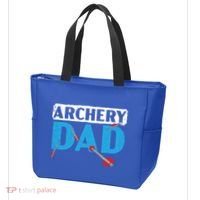Archery Dad Bow Arrow Shooting Sport Archer Fathers Day Gift Tote Bag thumb 3