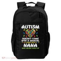 Autism Doesnt Come With Manual Nana Awareness Grandma Backpack thumb 0