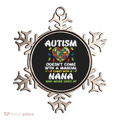 Autism Doesnt Come With Manual Nana Awareness Grandma Ornament