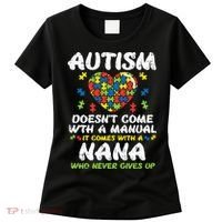 Autism Doesnt Come With Manual Nana Awareness Grandma Women's T-Shirt thumb 0
