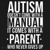 Autism Doesnt Come With A Manual It Comes With A Parent Who Never Gives Up Women's Hoodie thumb 2