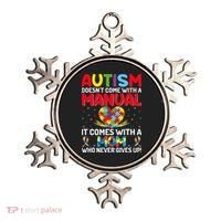 Autism Doesn't Come With A Manual Autism Awareness Support Ornament thumb 0