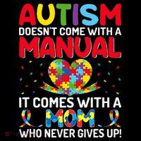 Autism Doesn't Come With A Manual Autism Awareness Support Toddler T-Shirt thumb 4