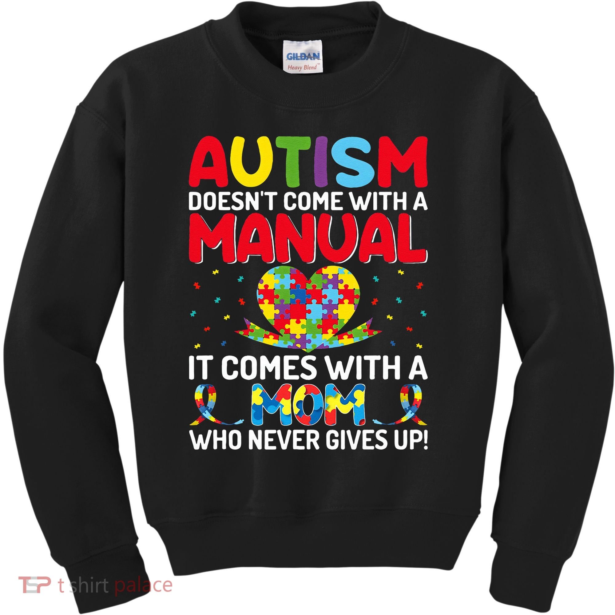 Autism Doesn't Come With A Manual Autism Awareness Support Kids Sweatshirt