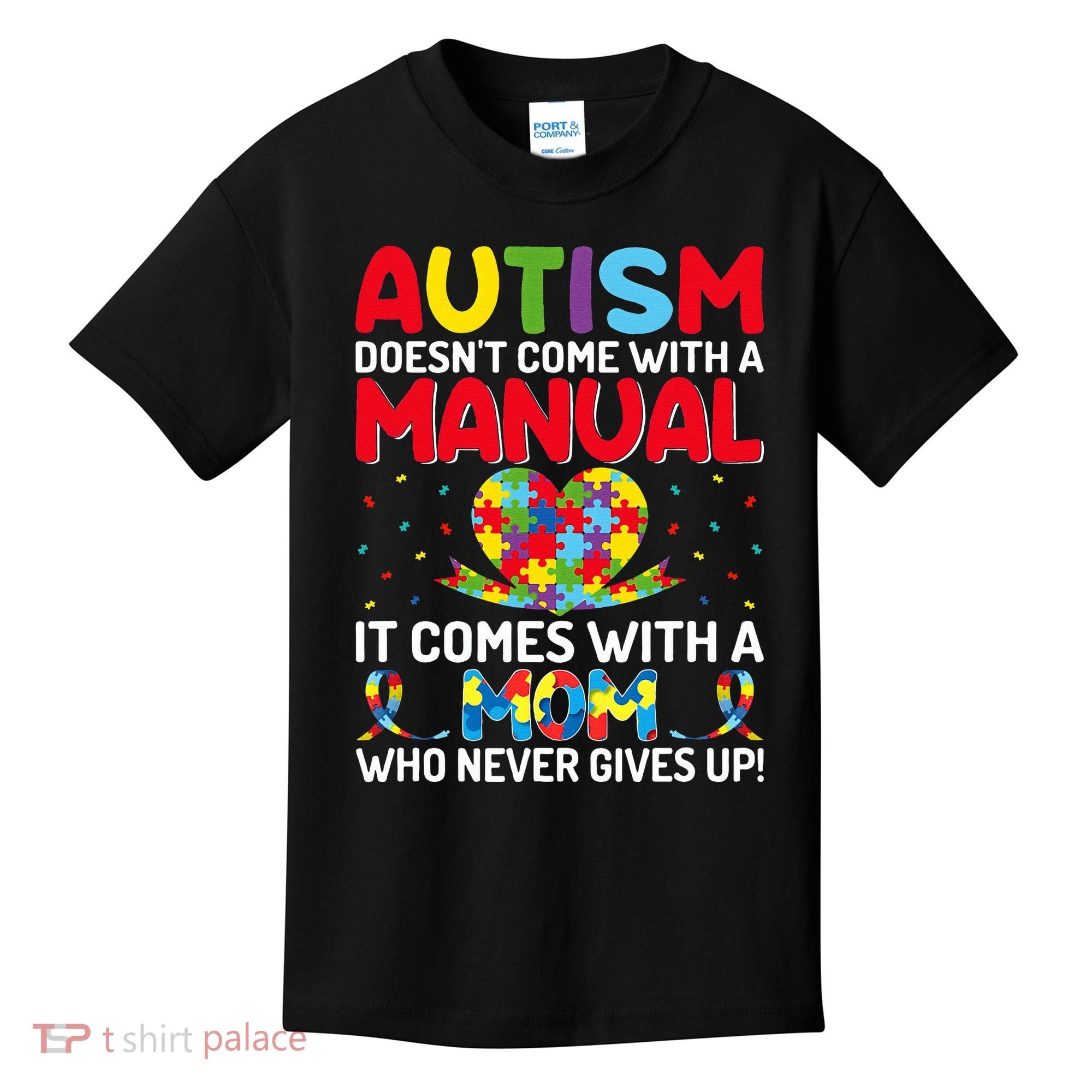 Autism Doesn't Come With A Manual Autism Awareness Support Kids T-Shirt
