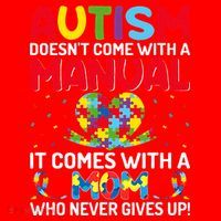 Autism Doesn't Come With A Manual Autism Awareness Support Santa Hat thumb 1