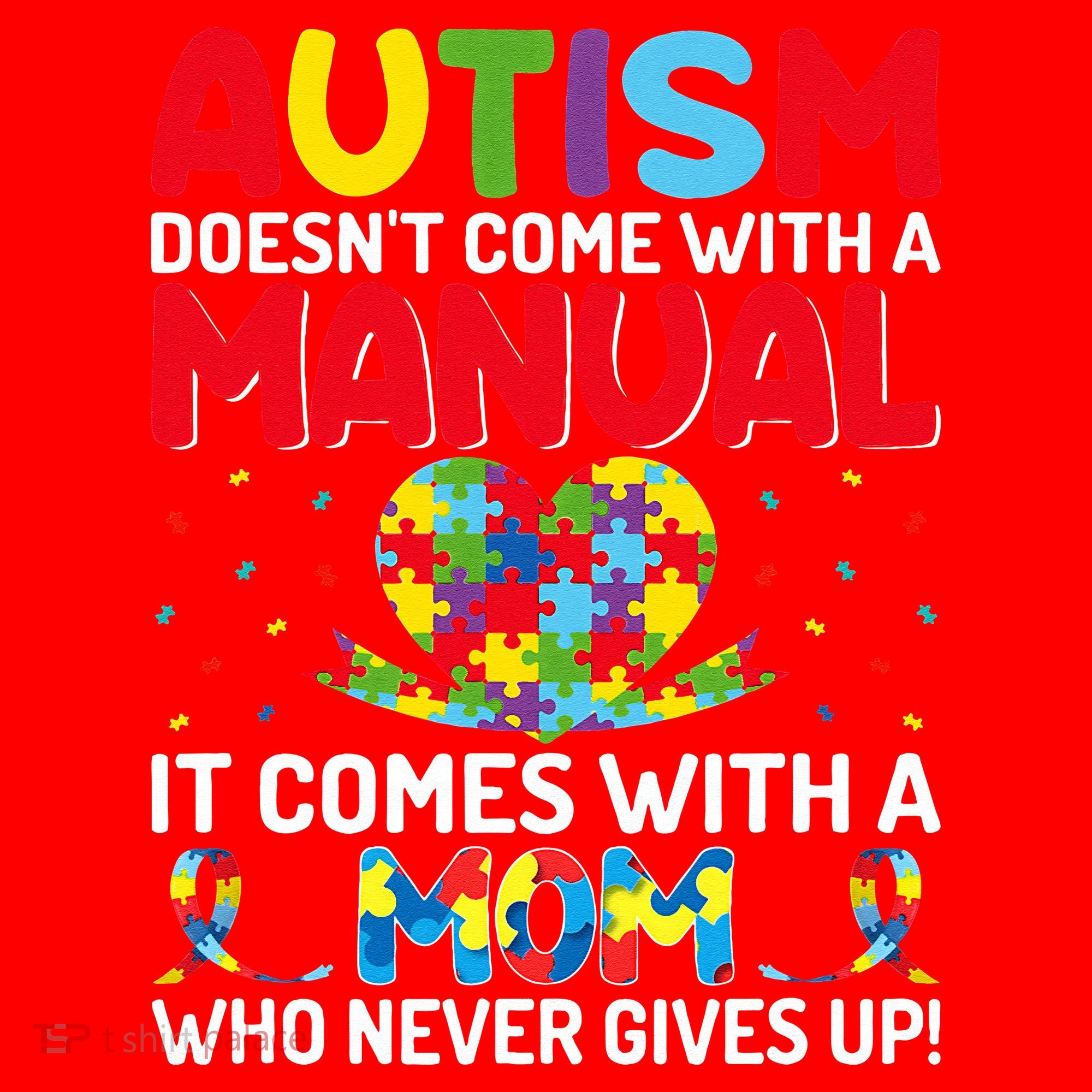 Autism Doesn't Come With A Manual Autism Awareness Support Santa Hat
