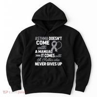 Asthma Doesn't Come With A Manual A Mother Hoodie thumb 0