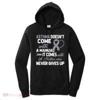 Asthma Doesn't Come With A Manual A Mother Women's Hoodie thumb 0