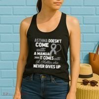 Asthma Doesn't Come With A Manual A Mother Women's Tank Top thumb 2