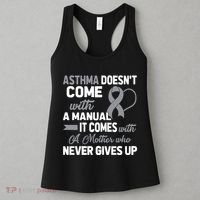 Asthma Doesn't Come With A Manual A Mother Women's Tank Top thumb 3