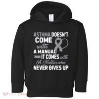 Asthma Doesn't Come With A Manual A Mother Toddler Hoodie thumb 0