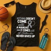 Asthma Doesn't Come With A Manual A Mother Tank Top thumb 4