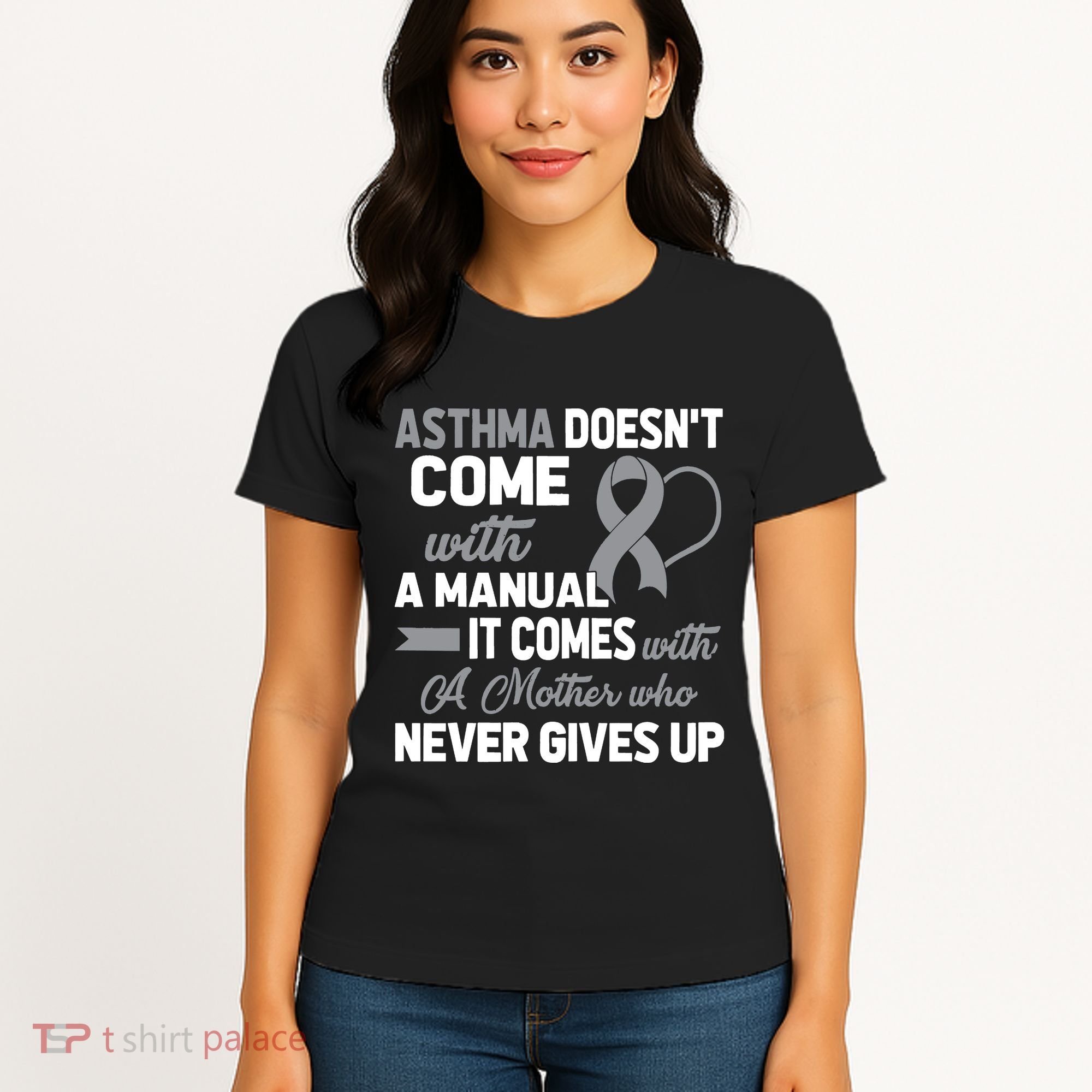 Asthma Doesn't Come With A Manual A Mother Women's T-Shirt