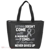 Asthma Doesn't Come With A Manual A Mother Tote Bag thumb 0