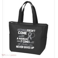 Asthma Doesn't Come With A Manual A Mother Tote Bag thumb 3