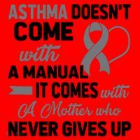 Asthma Doesn't Come With A Manual A Mother Santa Hat thumb 1
