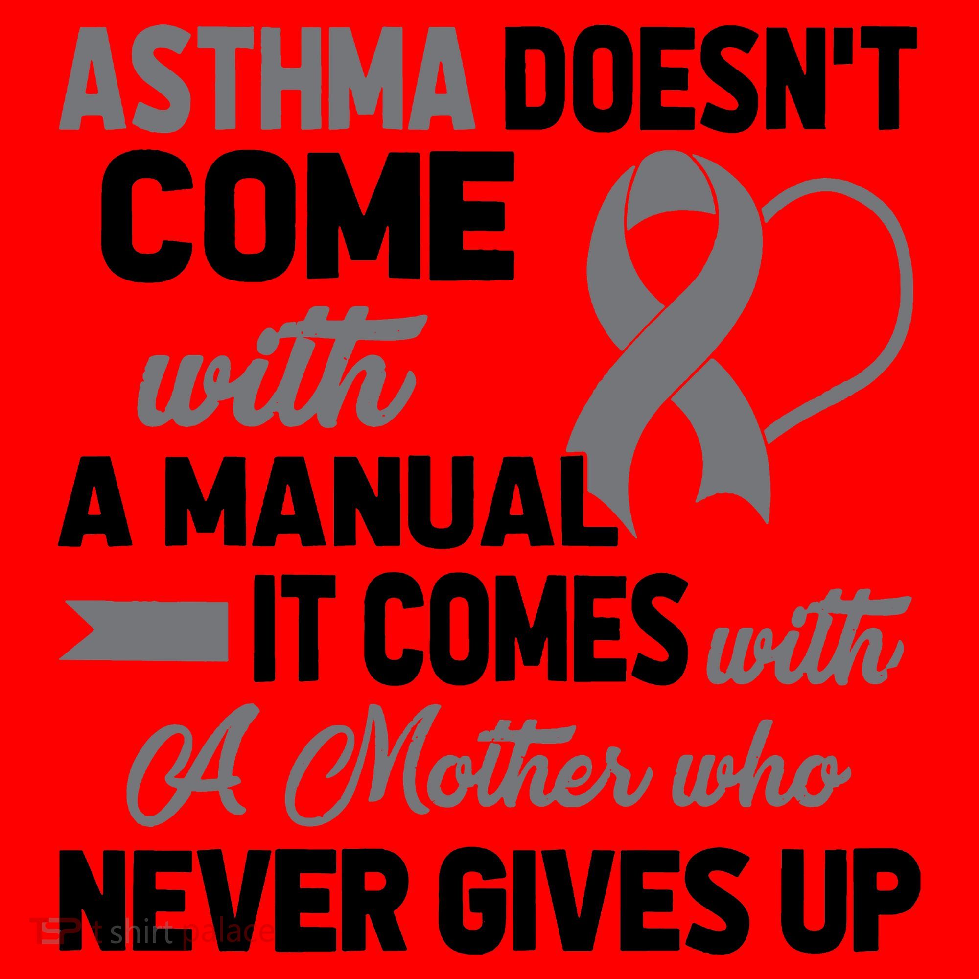 Asthma Doesn't Come With A Manual A Mother Santa Hat