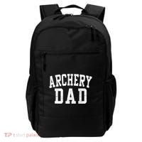 Archery Dad Classic Bold Font FatherS Day Daddy Backpack thumb 0