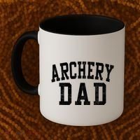 Archery Dad Classic Bold Font FatherS Day Daddy Coffee Mug thumb 2