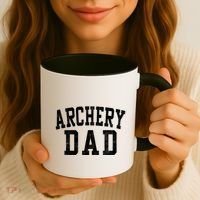 Archery Dad Classic Bold Font FatherS Day Daddy Coffee Mug thumb 3