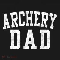 Archery Dad Classic Bold Font FatherS Day Daddy Polo thumb 3