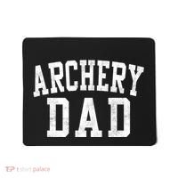 Archery Dad Classic Bold Font FatherS Day Daddy Mousepad thumb 0